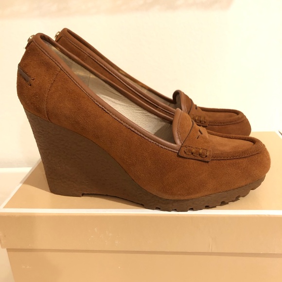 Michael Kors Walnut Suede Rory Loafer Size 9 - Picture 6 of 9